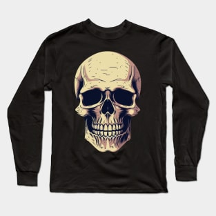 Human Skull Long Sleeve T-Shirt